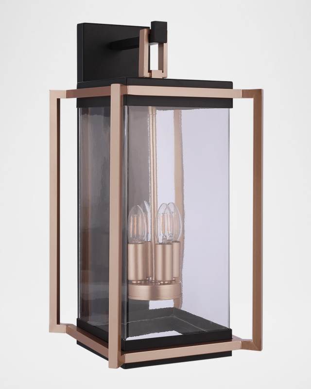 Metalwork 27" Large 4-Light Outdoor Wall Lantern